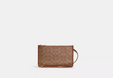 Pochette zippée en toile exclusive